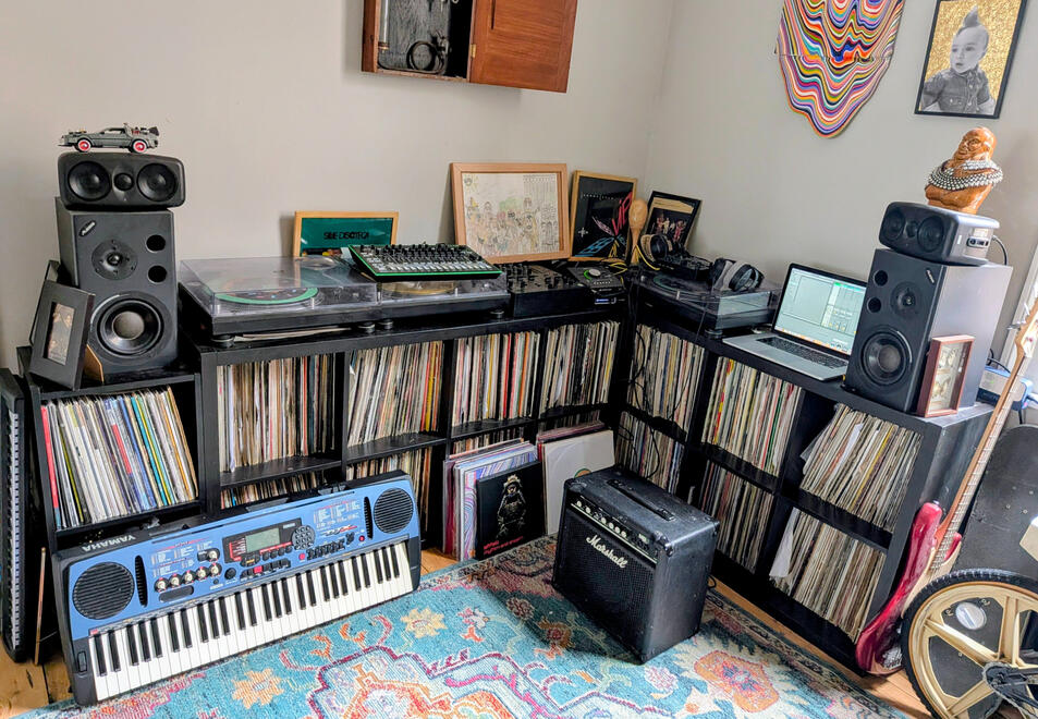 Home studio set up Home studio set up